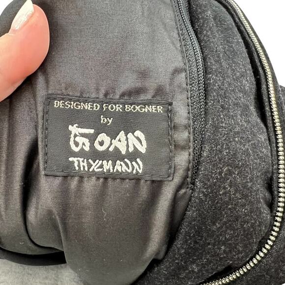 Bogner Goan Thylmann Charcoal Gray Wool Zip Front Coat Jacket Mens Size 44 - Picture 13 of 16